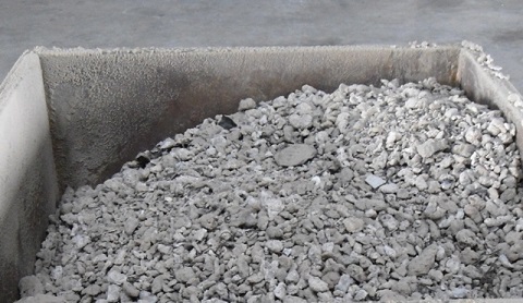 Ash of a Counter current Rotary kiln